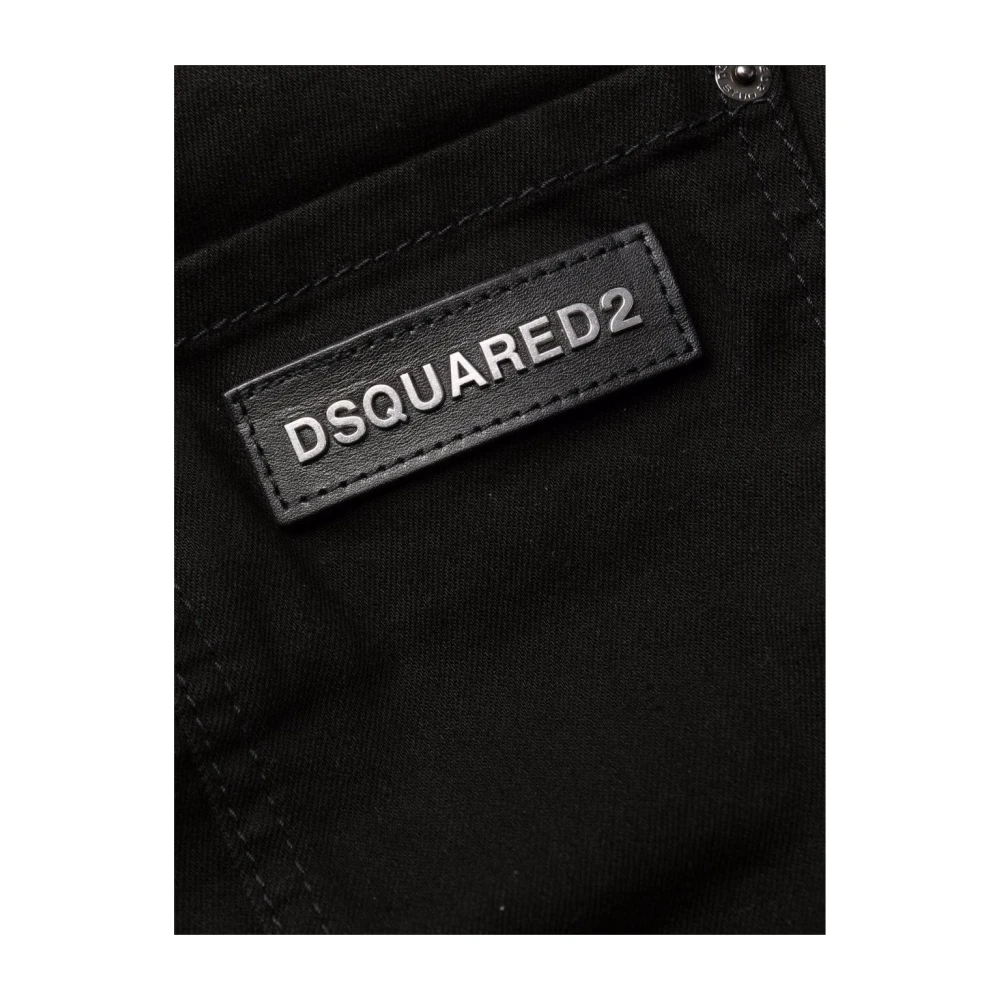 Dsquared2 Slimfit-jeans Black Heren