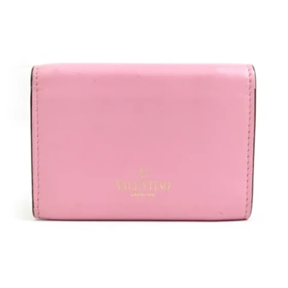 Valentino Vintage Pre-owned Leather wallets Pink Dames