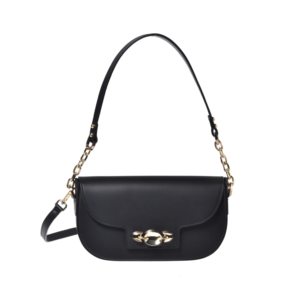 Baldinini Women's Black Shoulder Bags, One Size, Leather Crossbody Bag