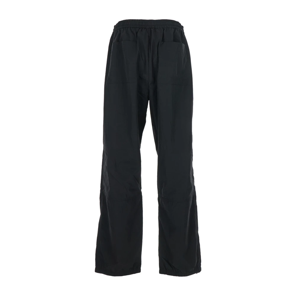 JW Anderson Zwarte elastische taille trekkoord broek Black Heren