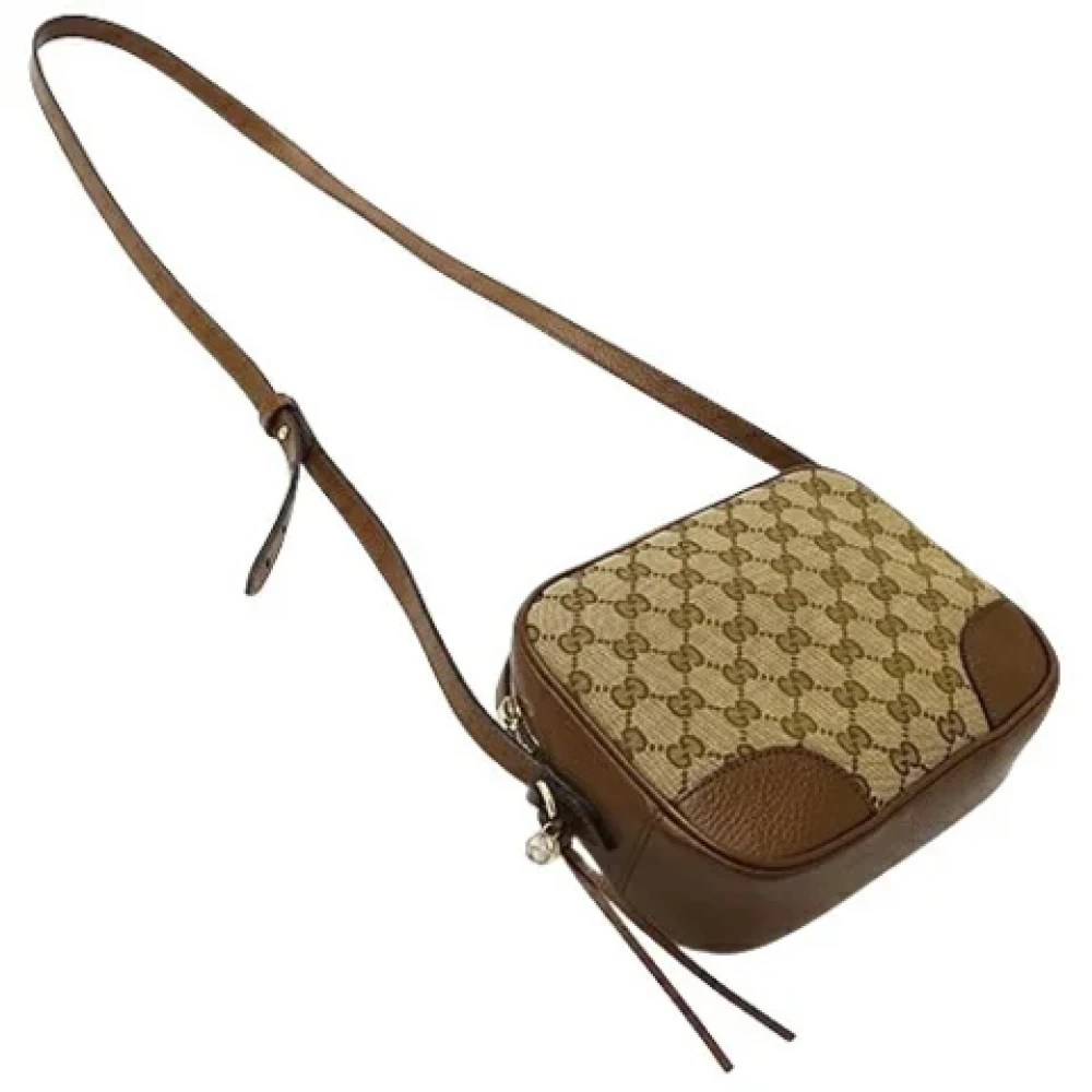 Gucci Vintage Pre-owned Canvas gucci-bags Brown Dames