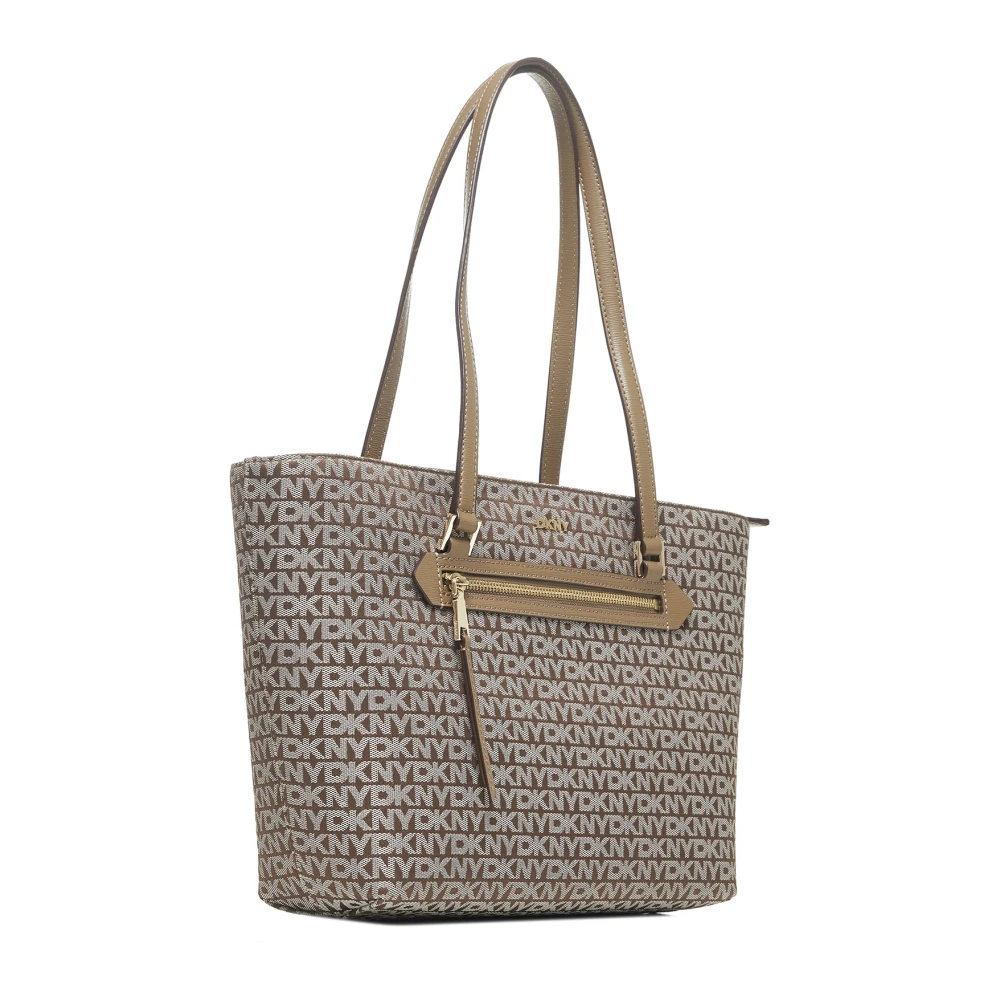 DKNY Stijlvolle Stadsmodetoebehoren Collectie Beige Dames