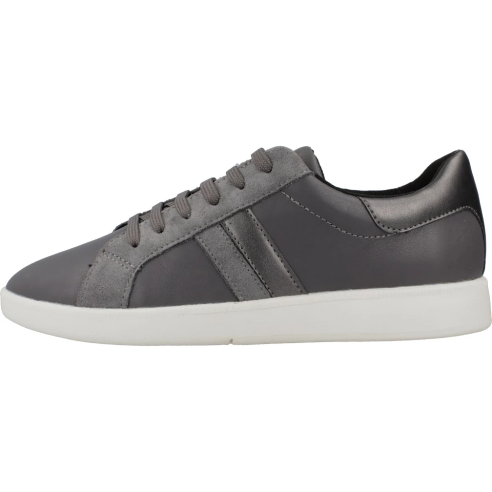 Geox Vrouw Grijs Stijlvolle Sneakers Voor Mannen En En