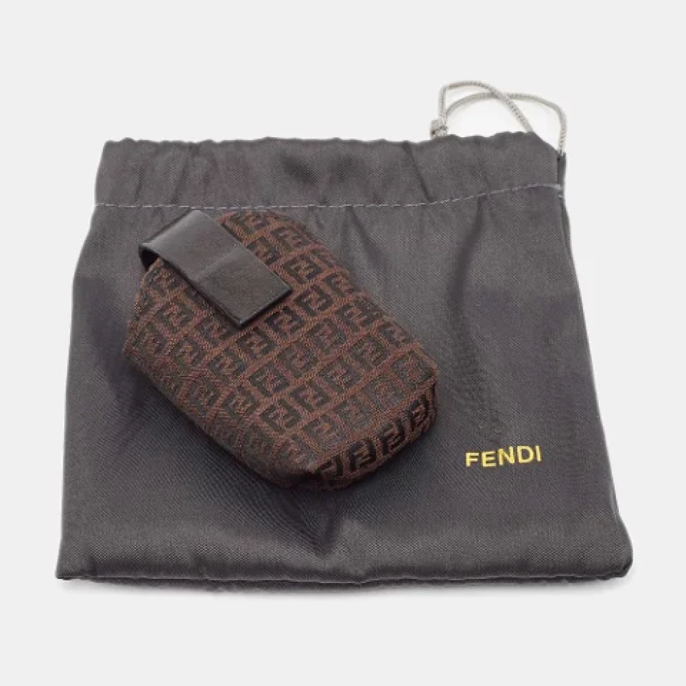 Fendi Vintage Pre-owned Canvas home-office Brown Dames