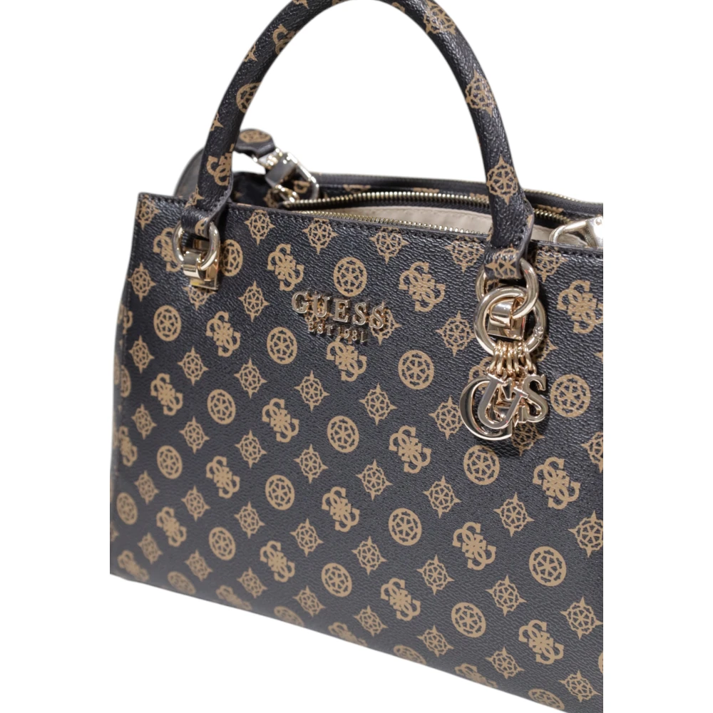 Guess Herfst Winter Dames Grote Tassen Collectie Brown Dames