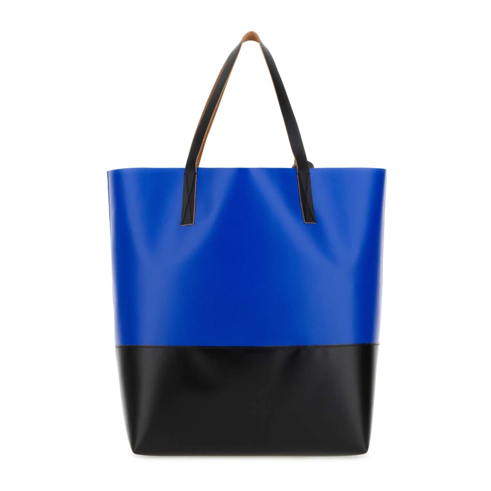 Marni Tweekleurige PVC winkeltas Multicolor Heren