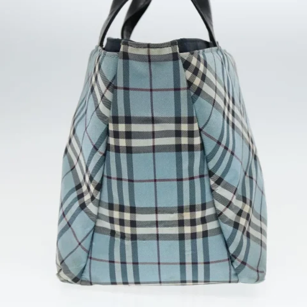 Burberry Vintage Pre-owned Nylon handbags Blue Dames