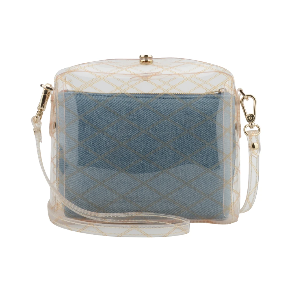 Pourchet Paris Cassetta Cristal | Trotteur jean gold Blue Dames