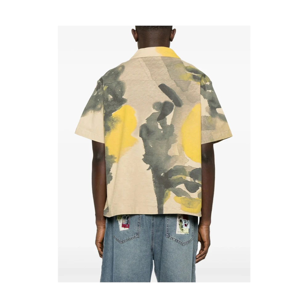 KidSuper Studios Beige Knoopshirt voor Kinderen Multicolor Heren