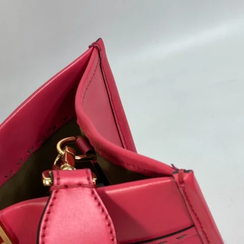 Fendi Vintage Pre-owned Leather fendi-bags Pink Dames