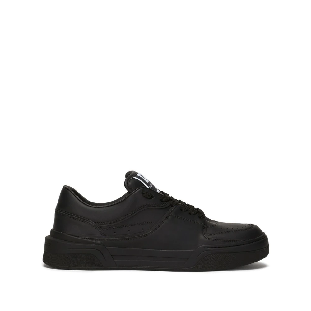 Dolce & Gabbana Zwarte lage sneakers van Dolce & Gabbana Heren Schoenen
