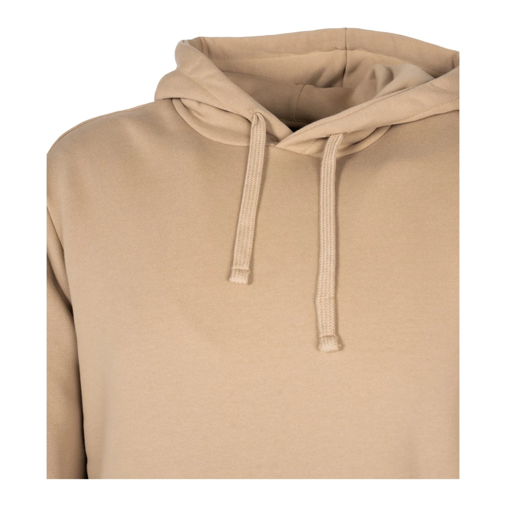 Les Hommes Klassieke hoodie Beige Heren