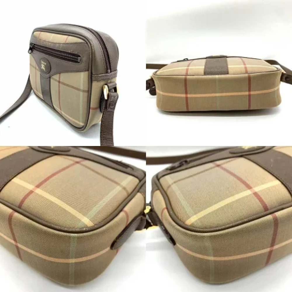 Burberry Vintage Pre-owned Fabric shoulder-bags Beige Dames