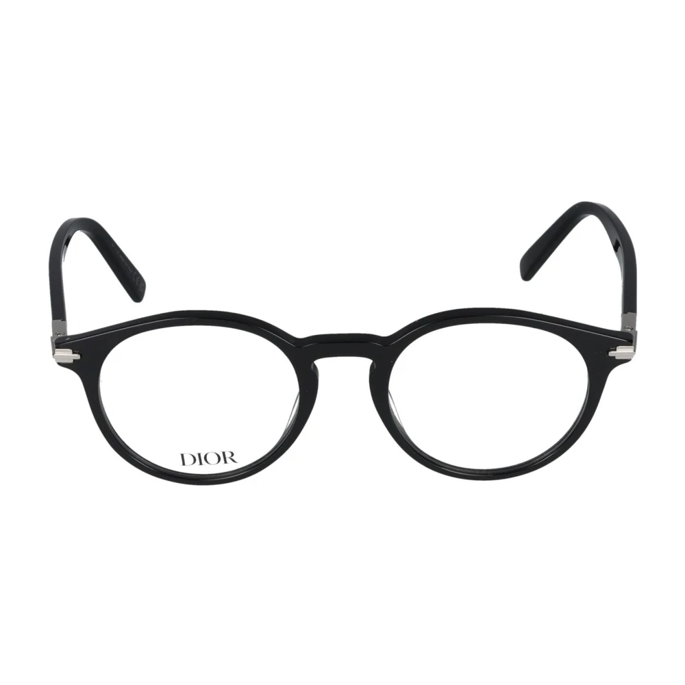 Dior Stijlvolle Zwarte Bril Black Heren