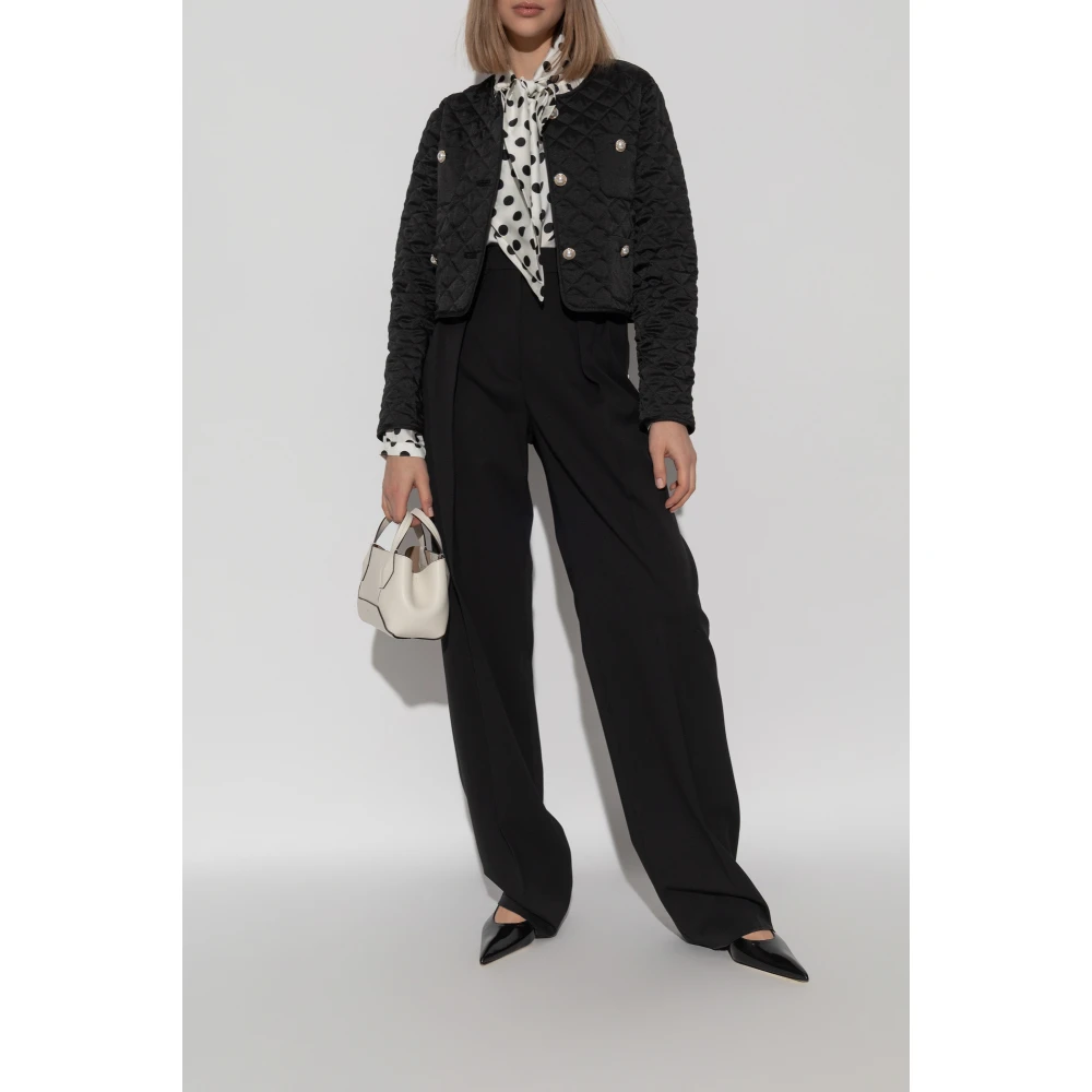 Kate Spade Korte gewatteerde jas Black Dames