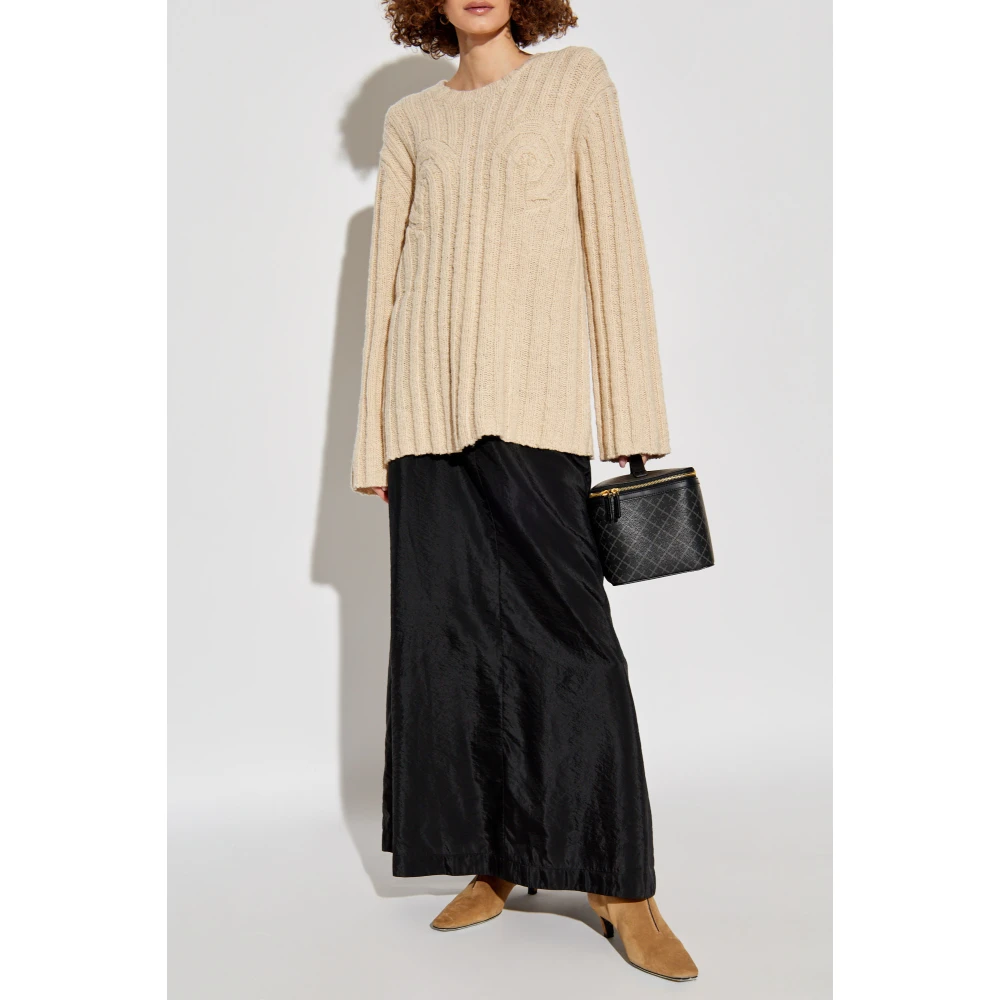 By Malene Birger Gestreepte Sweater Cirra By Herenne Birger Beige Dames
