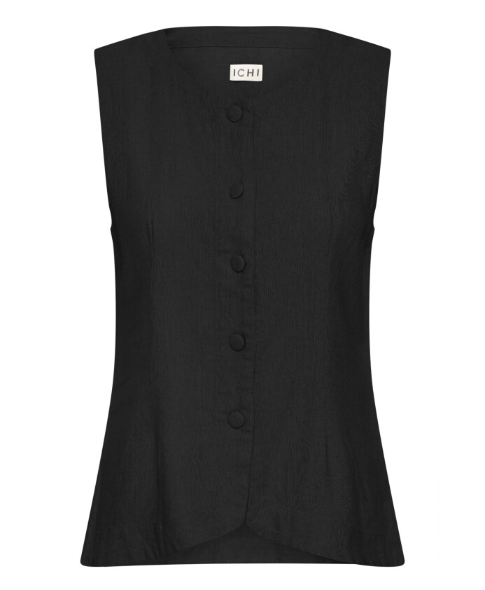 zwarte-blouse-met-voorknoppen