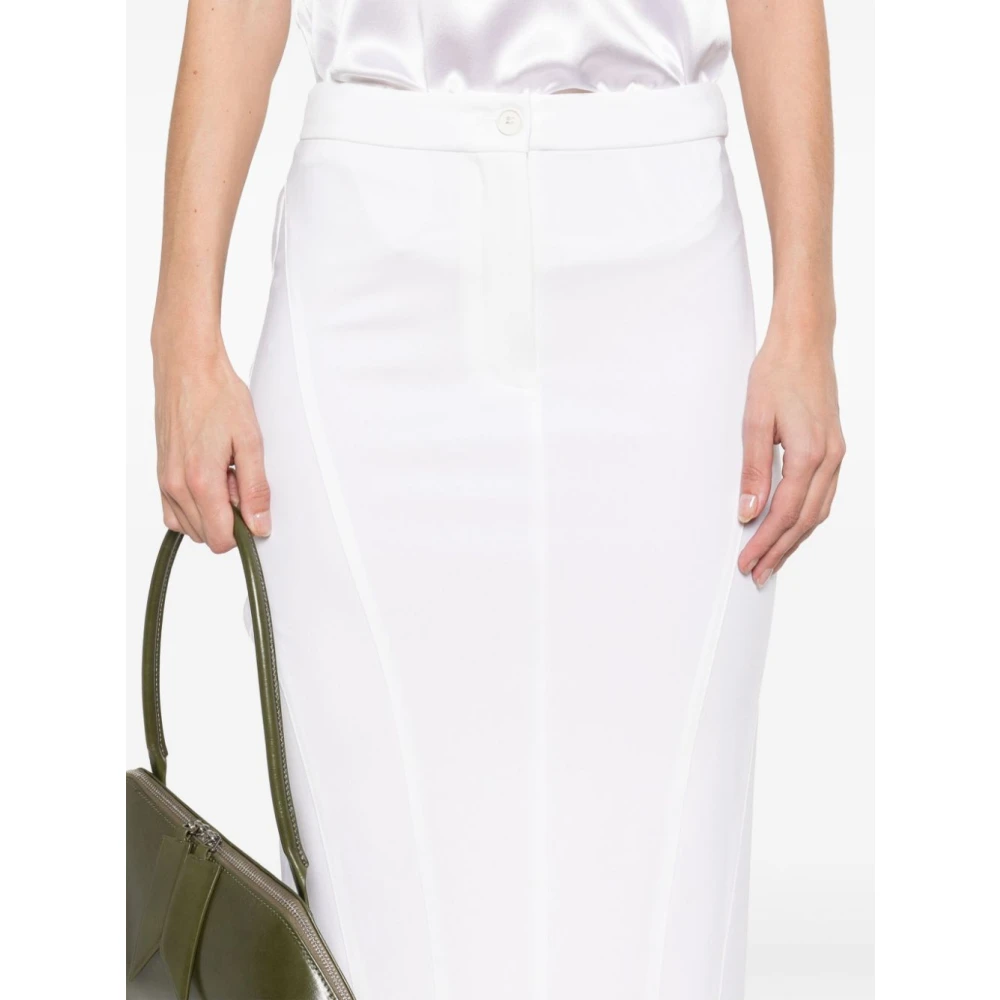 pinko Stijlvolle Midi Rokken Collectie White Dames