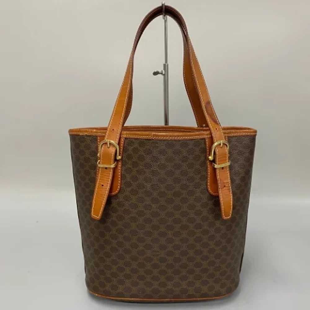 Celine Vintage Pre-owned Leather totes Brown Dames