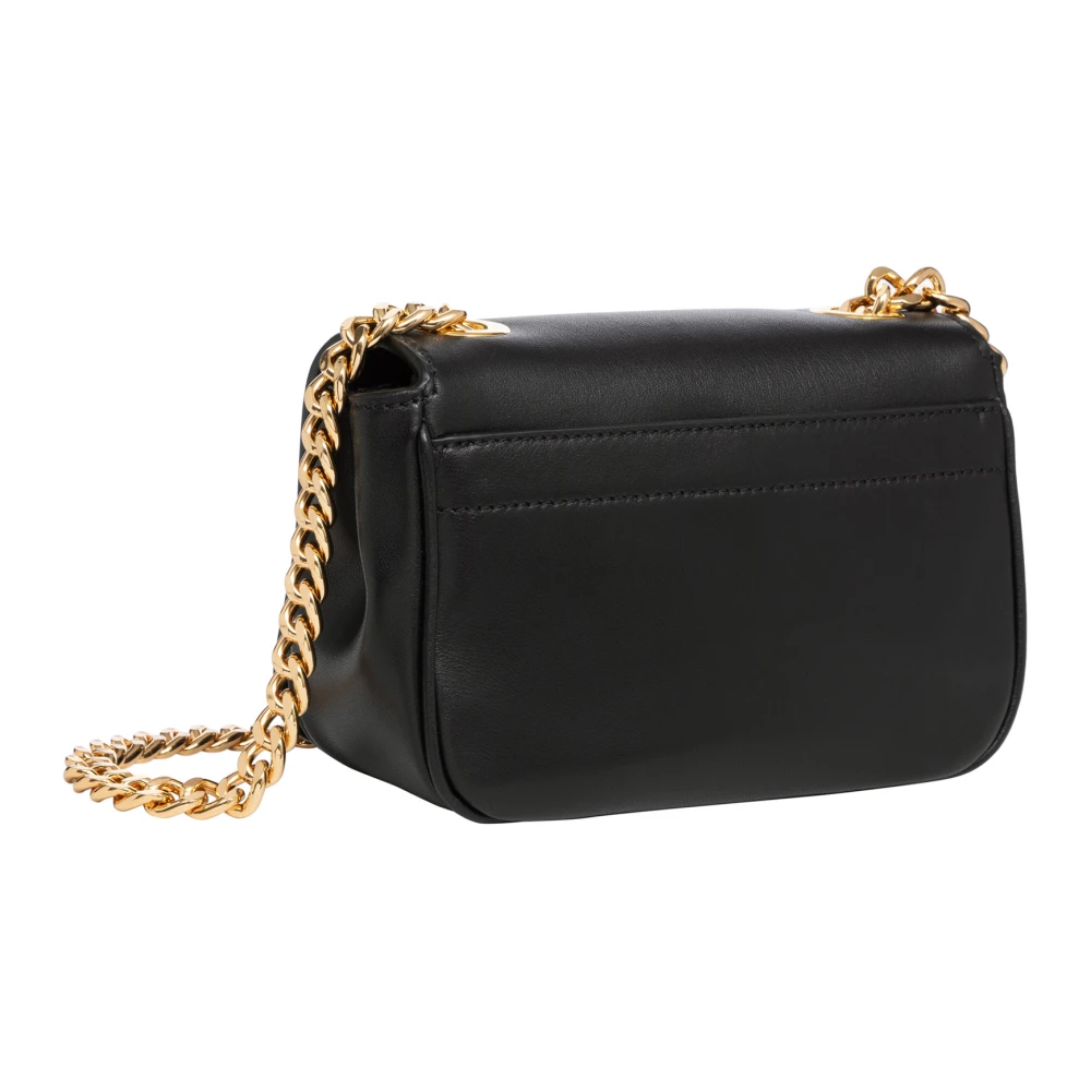 Moschino Stijlvolle schoudertas met magneetsluiting Black Dames