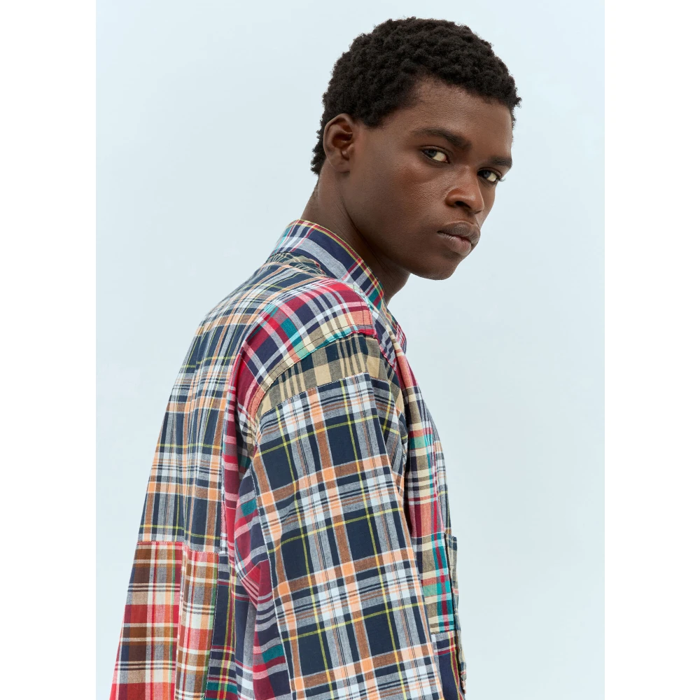 Engineered Garments Geruite Katoenen Overhemd Multicolor Heren