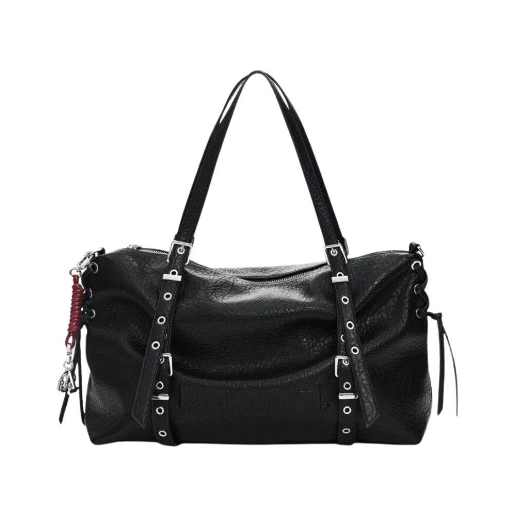 Desigual Bolso Grande Shopper Bags Mujer Negro 