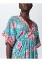 robe-mini-bleue-a-fleurs