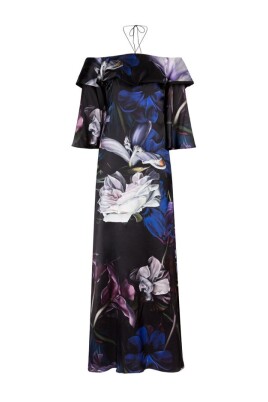 blomstret-ruffled-maxi-kjole