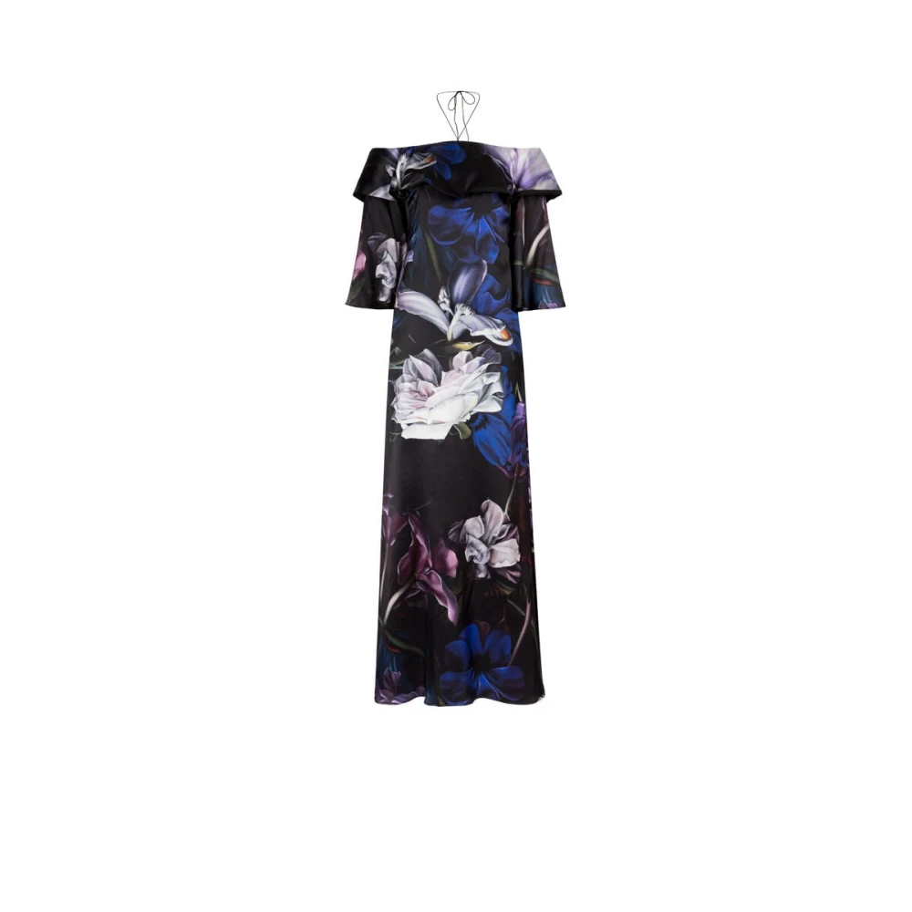 Roberto Cavalli Women's Floral Ruffled Maxi Dress