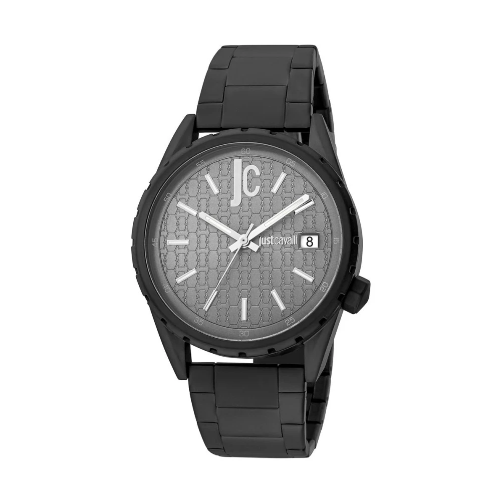 Just Cavalli Men's Black Quartz Analog Watch