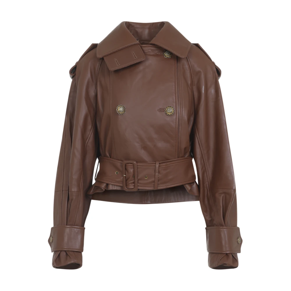 Jackets > Leather Jackets - - Zimmermann - Modalova