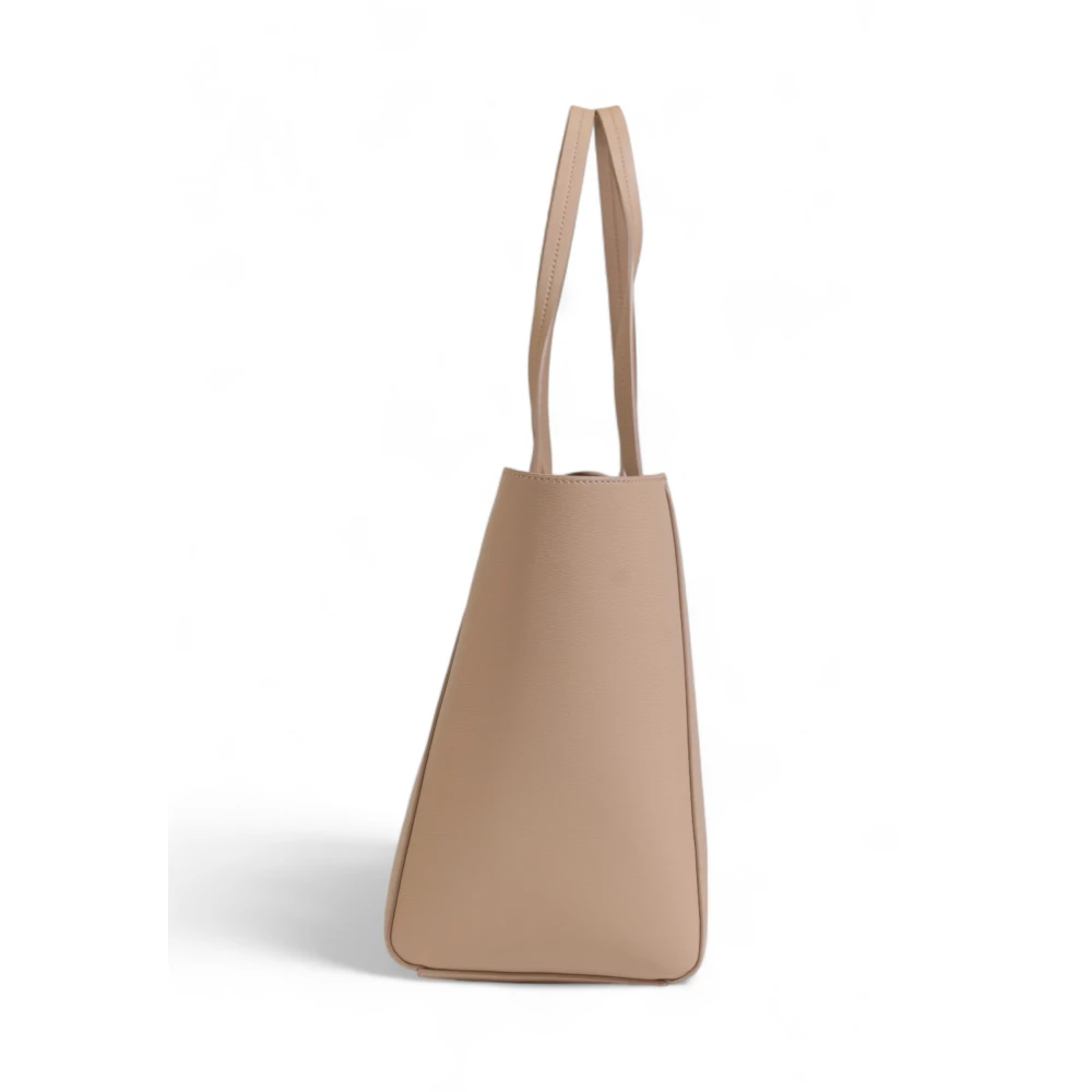 Calvin Klein Medium Shopper Tas Herfst Winter Collectie Beige Dames