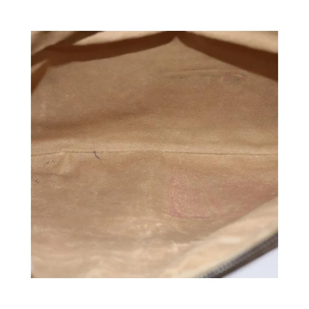 Gucci Vintage Pre-owned Canvas gucci-bags Beige Dames