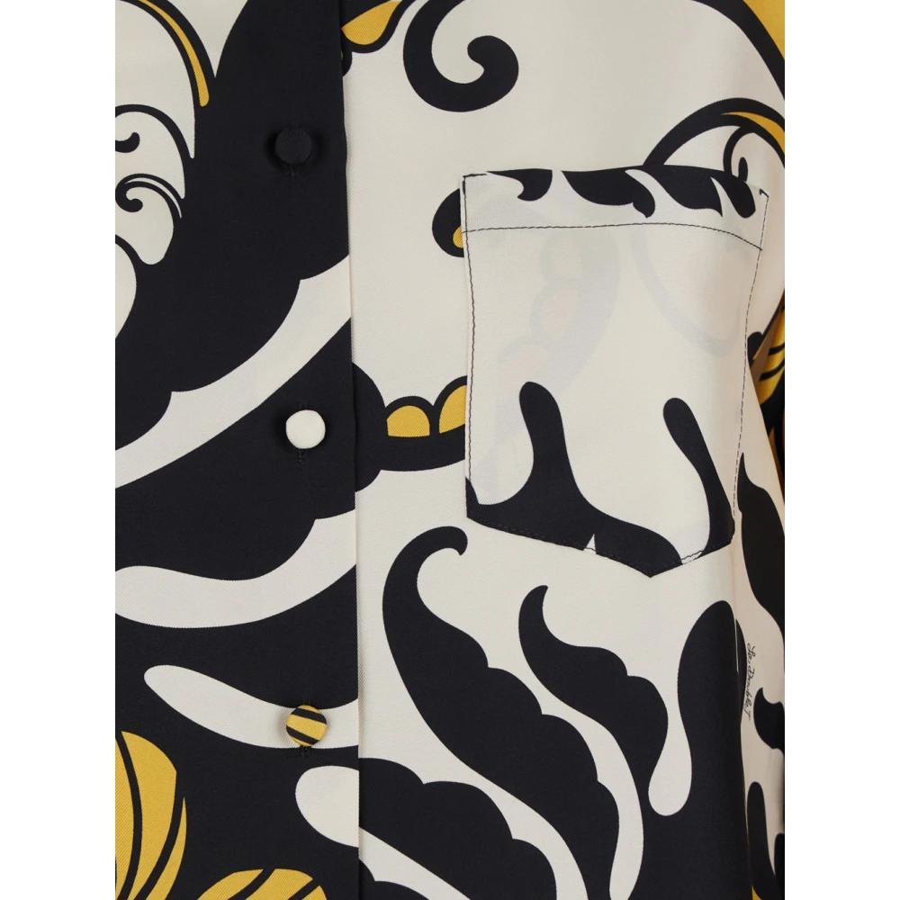 La DoubleJ Grafische Print Zijden Multicolor Shirt Multicolor Dames