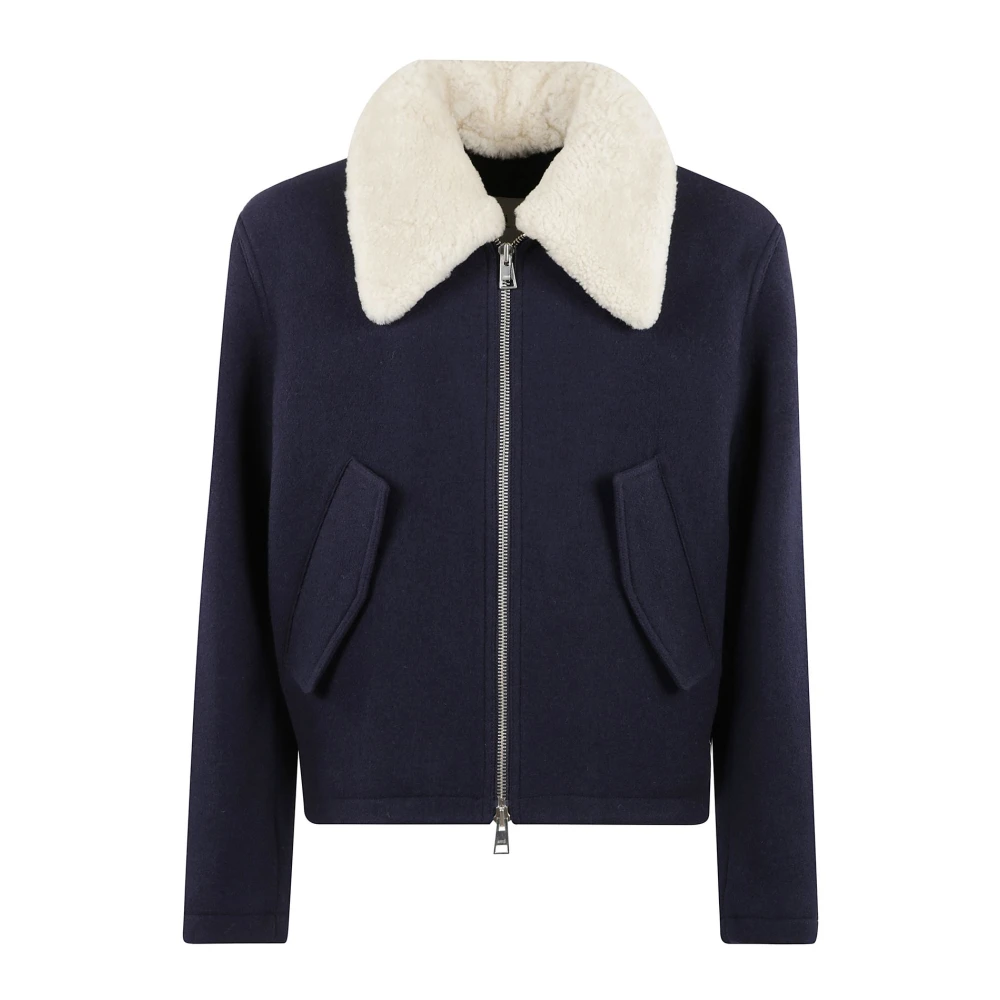 Ami Paris Stijlvolle Jas voor Mannen Blue Heren