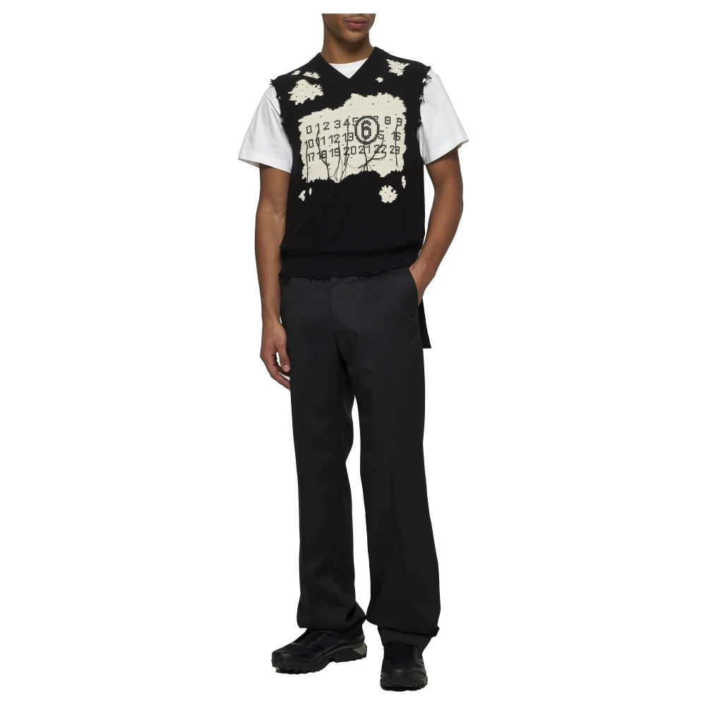 MM6 Maison Margiela Zwarte Jassen voor Stijlvolle Look Black Heren