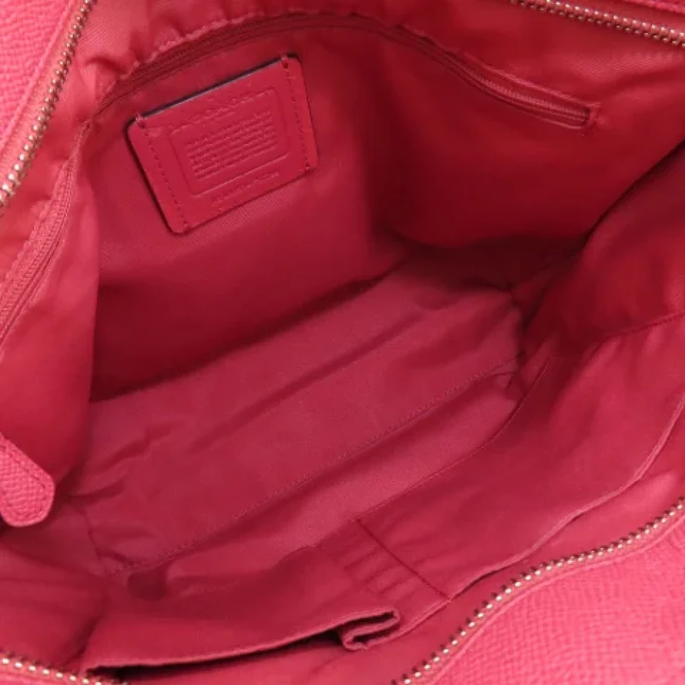 Coach Pre-owned Leather totes Pink Dames