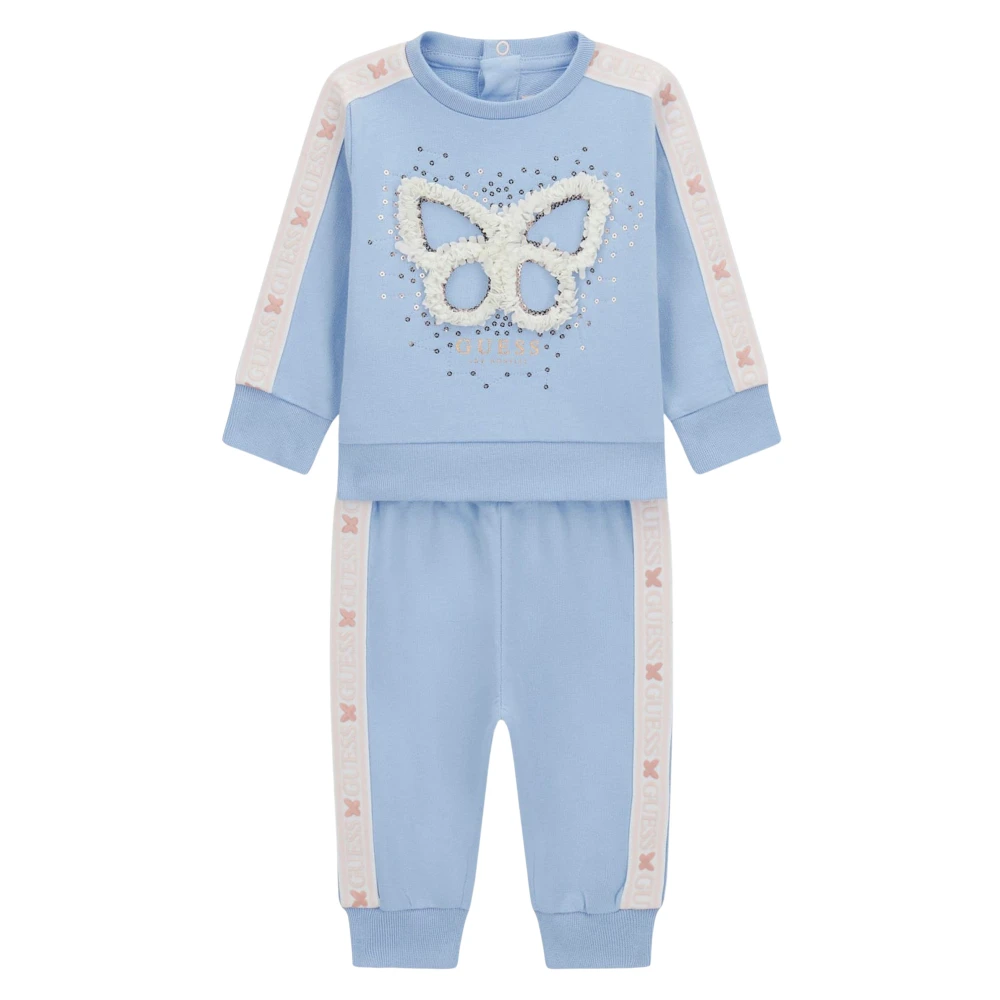 Guess Girls Blue Kids Sport Sets, 18 M, Butterfly Tracksuit