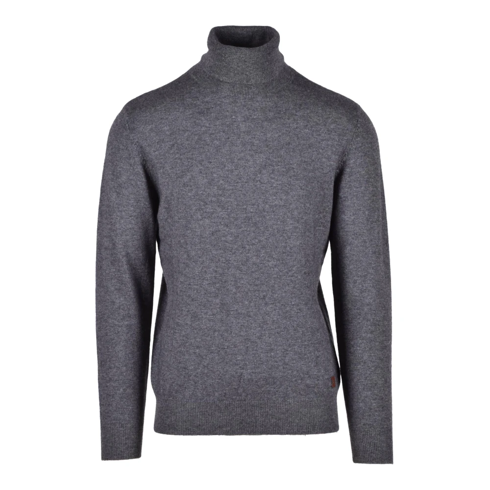 Gianni Lupo Wol Kasjmier Trui Gray Heren