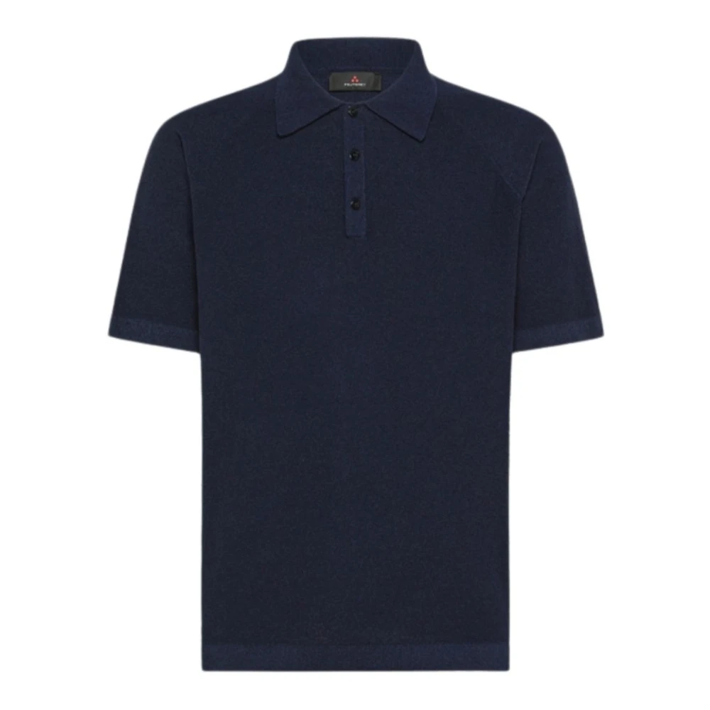 Peuterey Men's Blue Polo Shirts, M, `S Polo Shirt With Logo