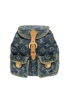 Pre-owned Vintage Denim Backpack