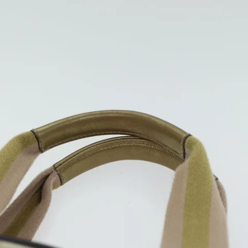 Gucci Vintage Pre-owned Canvas gucci-bags Yellow Dames