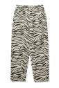 tokyosw-jeans-jaune-clair-imprime-zebre