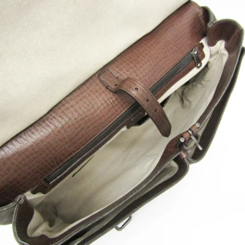 Dolce & Gabbana Pre-owned Canvas handbags Brown Dames