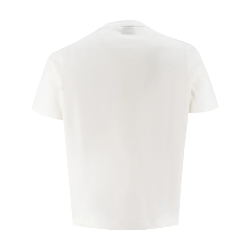 PAUL & SHARK Katoenen Crew-neck T-shirt met Print White Heren