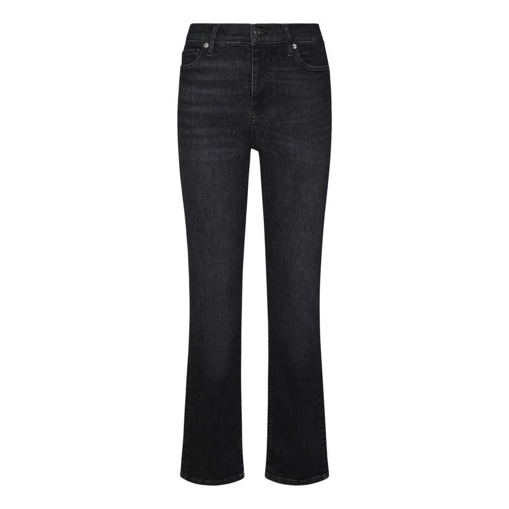 Frame Zwarte Straight-Leg Jeans voor Vrouwen Black Dames