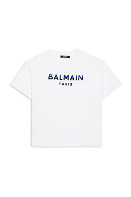 t-shirt-a-manches-courtes-imprime-balmain-paris