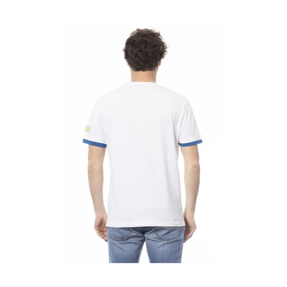 Invicta Logo Print Ronde Hals T-Shirt White Heren