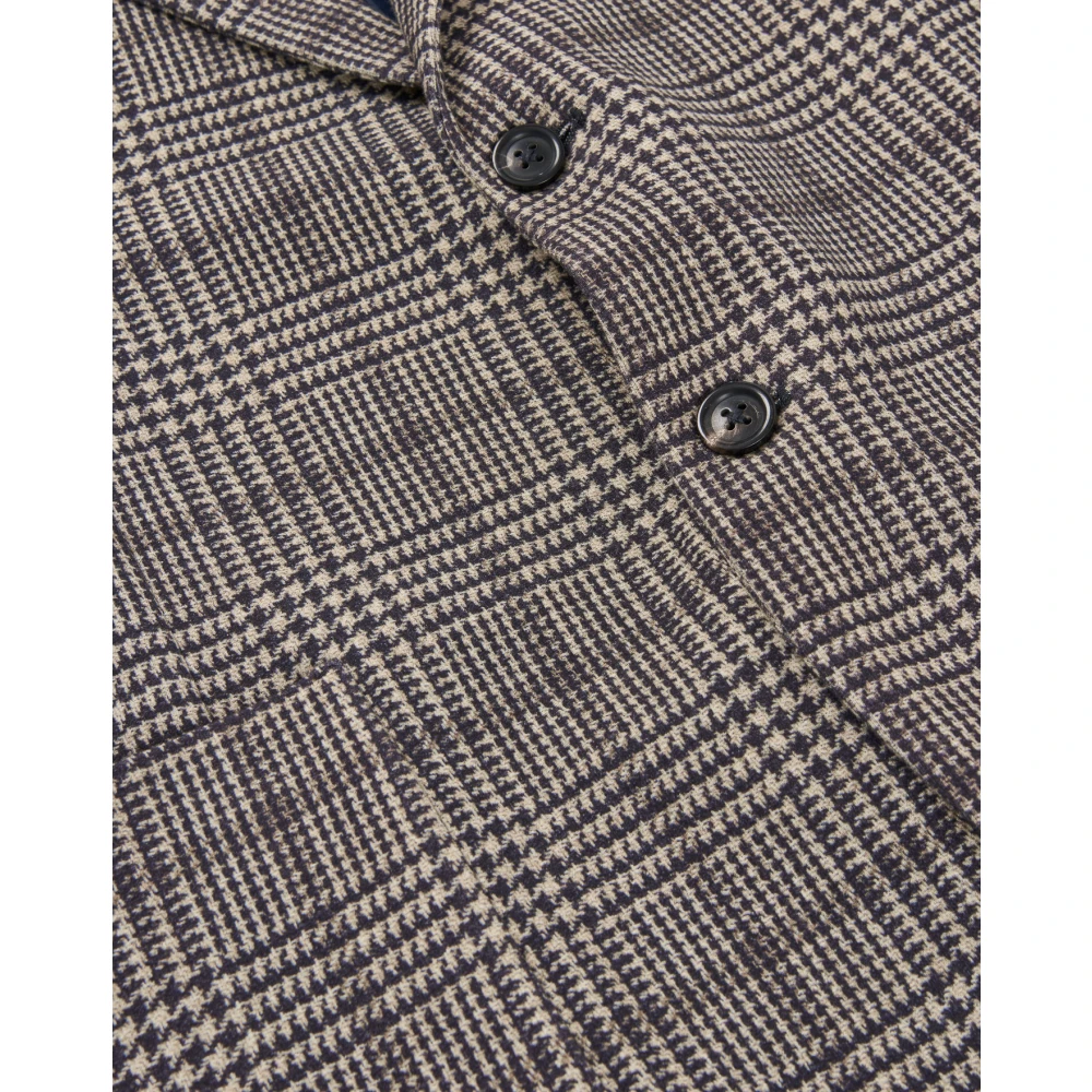Circolo 1901 Bruin Geruite Jack Americana Stijl Brown Heren