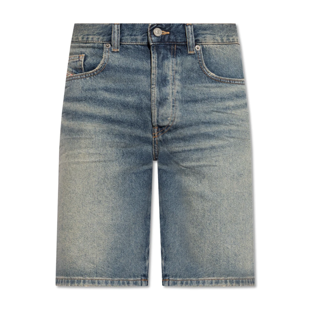 Diesel Denim Shorts `Regular-Short` Blue Heren